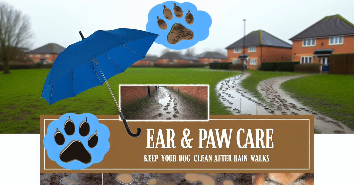 Ear & Paw Care: Keep Your Dog Clean After Rain Walks