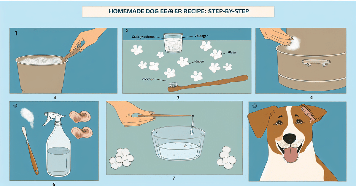 Homemade Dog Ear Cleaner Recipe: Step-by-Step