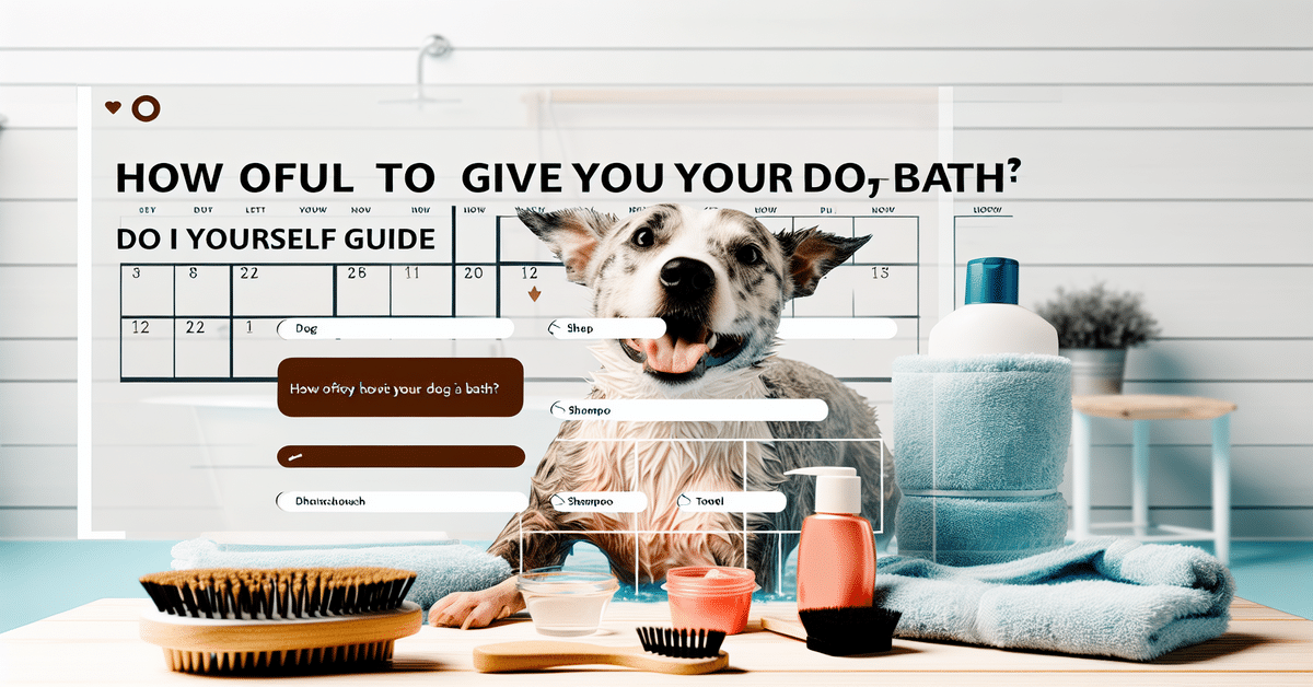 How Often Should You Give Your Dog a Bath Do it Yourself Guide