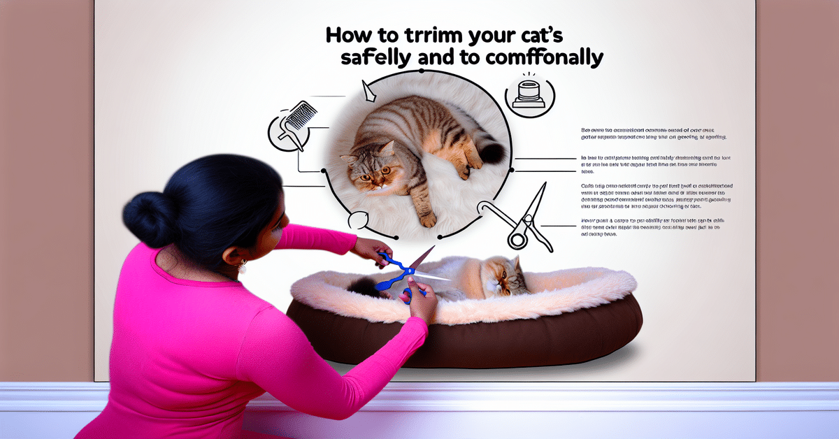 How to Trim Your Cat’s Hair Safely and Comfortably