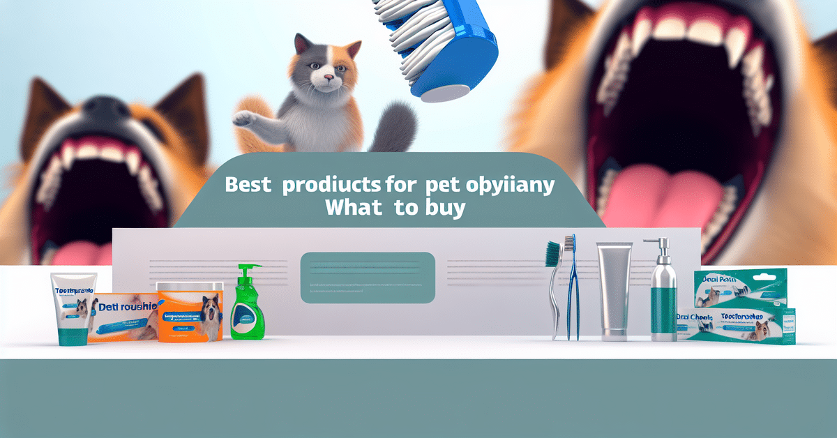 The Best Products for Pet Oral Hygiene: What to Buy