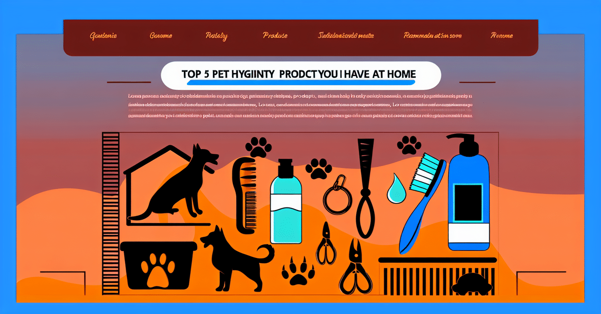 Top 5 Pet Hygiene Products You Must Have at Home