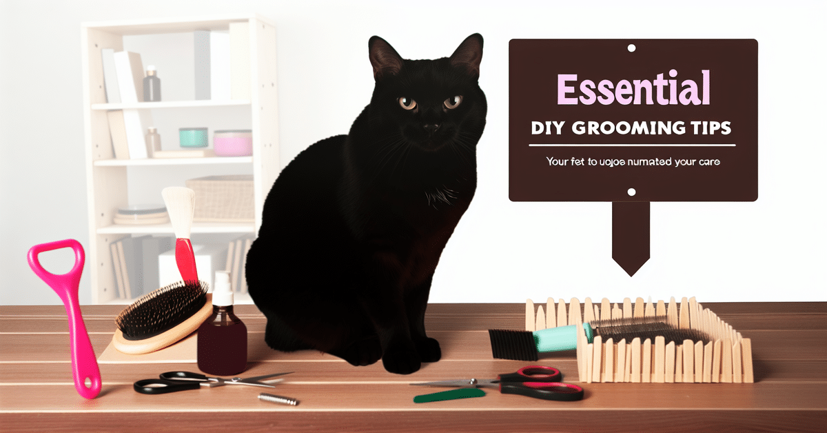 Essential DIY Grooming Tips for Black Cats