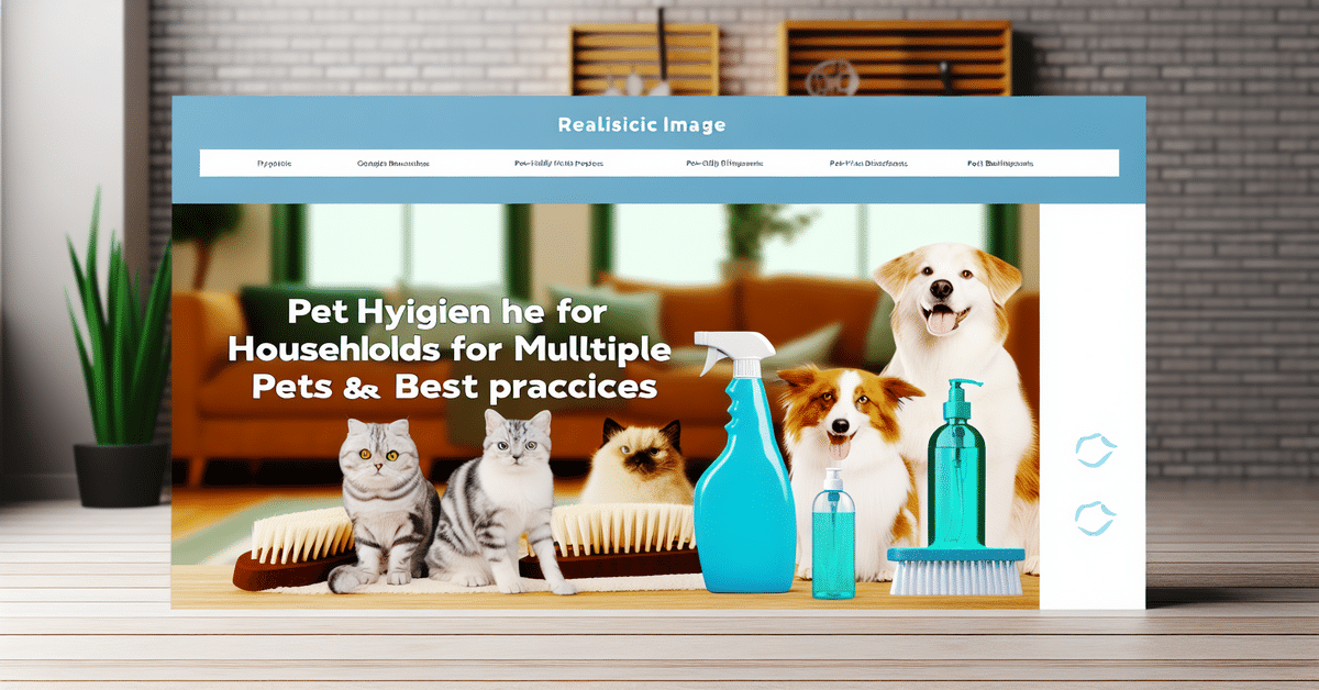 Pet Hygiene for Households with Multiple Pets Best Practices